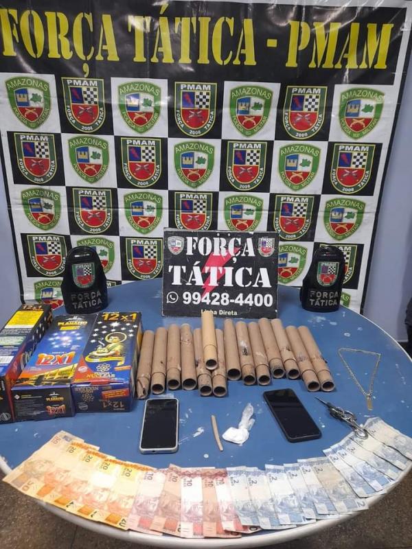 Operação Hórus: presos enquanto soltavam foguetes para facção criminosa em Parintins