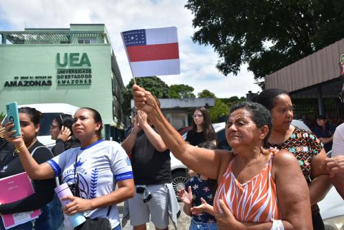 UEA demonstra gratidão a Amazonino Mendes, fundador da Universidade em 2001
