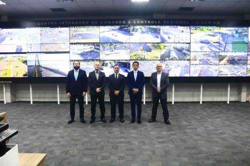 SSP-AM recebe novo Superintendente Regional da PF-AM na sede do Centro Integrado de Comando e Controle