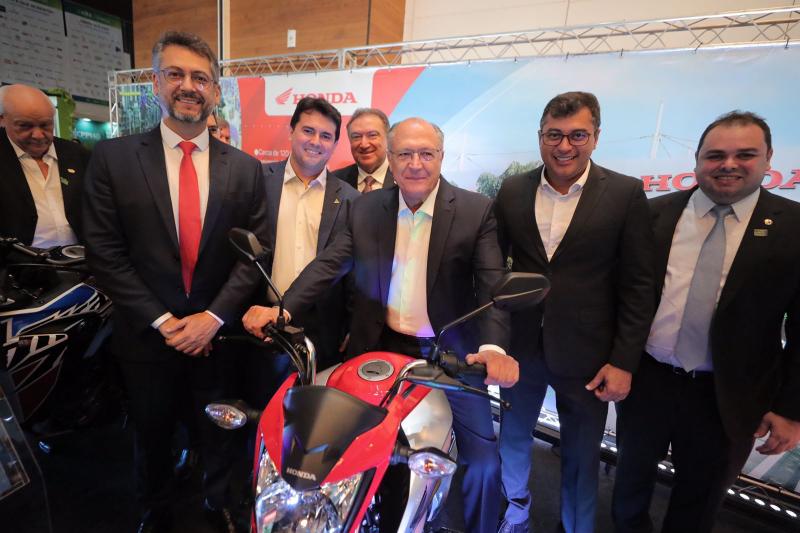 Wilson Lima pede a Alckmin garantias a empregos gerados na ZFM, durante reunião do CAS
