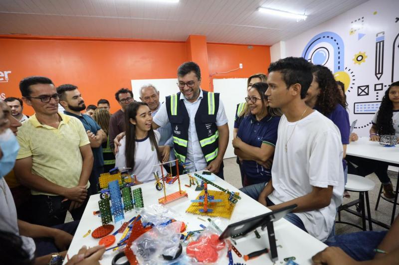 Wilson Lima inaugura Ceti em Fonte Boa; 13º unidade da sua gestão
