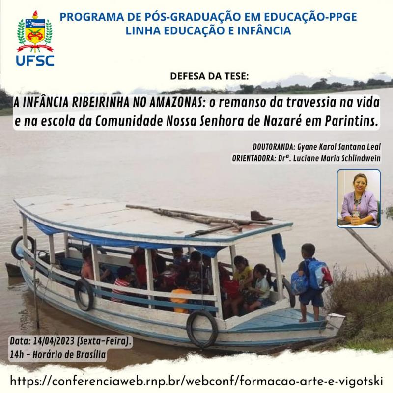 Professora da UEA Parintins defende tese de doutorado sobre infância ribeirinha em Parintins