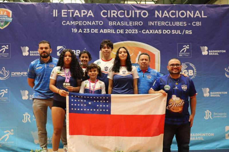Alunos da rede pública estadual conquistam 9 medalhas no Campeonato Brasileiro de Badminton