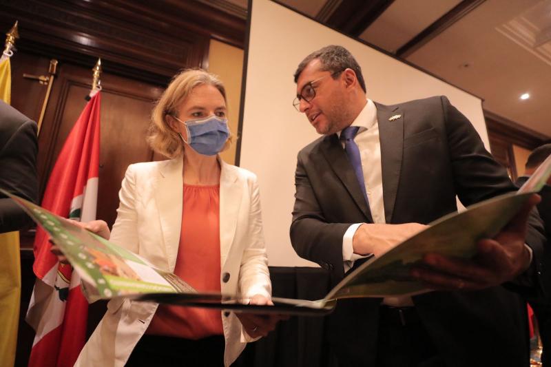 Em Washington, Wilson Lima busca parcerias para projetos de desenvolvimento sustentável que beneficiem quem vive na floresta