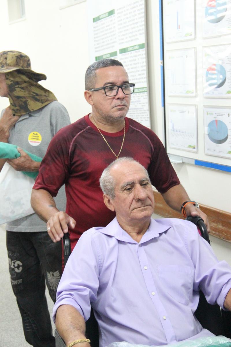 “A cirurgia veio na hora certa”, diz filho e paciente idoso atendido na jornada de cirurgias promovida pela Saúde do Amazonas