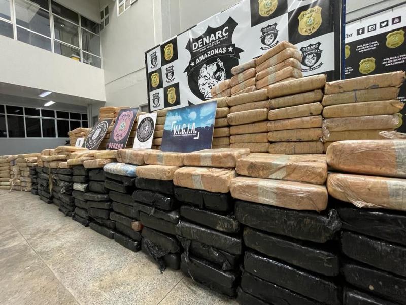 Polícia Civil do AM apreende mais de 7 toneladas de drogas no primeiro semestre de 2023