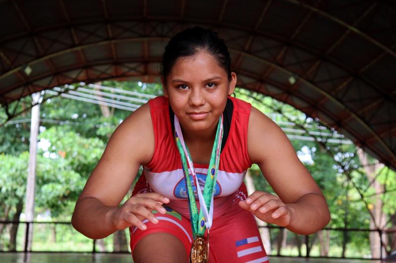 Atleta amazonense de luta olímpica sobe ao pódio no Pan-Americano, no México