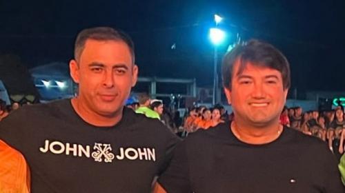 Rossy Amoedo e Jender Lobato cumprem agenda pública pela primeira vez após união no Caprichoso