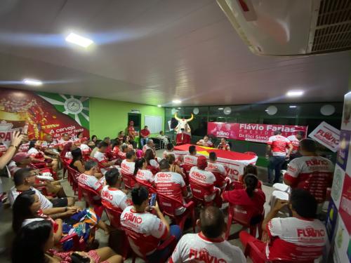 Flávio e Elcy prometem Garantido Campeão dentro e fora da arena, ao reunir sócios de Manaus