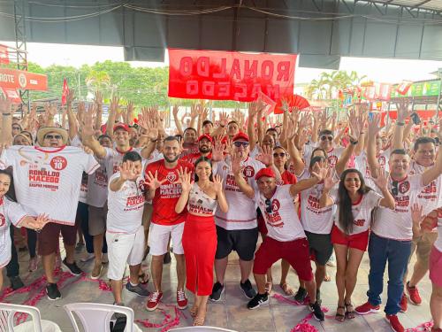 Ronaldo Macêdo e Gaspar lançam campanha para a presidência do Garantido em Manaus