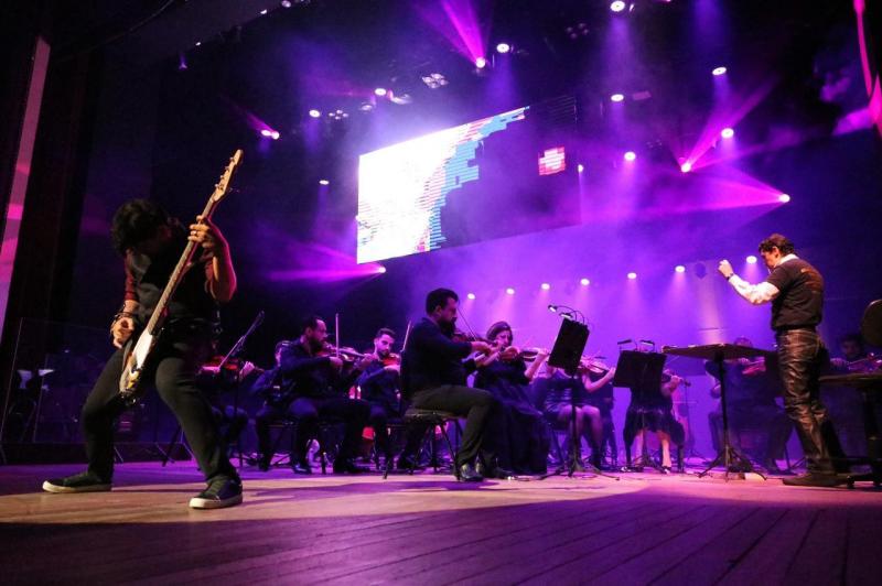 Em noite solidária, Governo do Amazonas une rock e música clássica no Teatro Amazonas