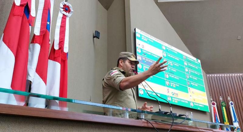 Corpo de Bombeiros apresenta plano estratégico de combate às queimadas durante sessão na Aleam