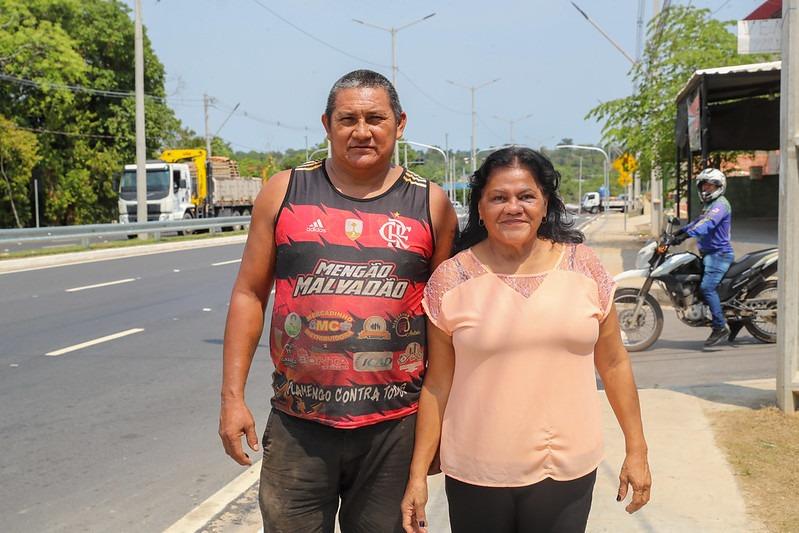 'Foi uma alegria ver o progresso da obra', comemora moradora com entrega do primeiro trecho do Rapidão