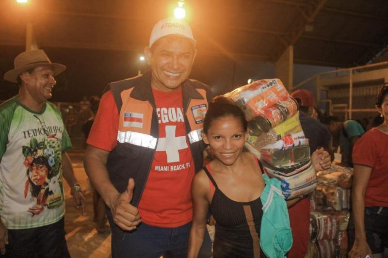 Comunidades isoladas pela seca na Gleba de Vila Amazônia recebem ajuda humanitária da Prefeitura de Parintins