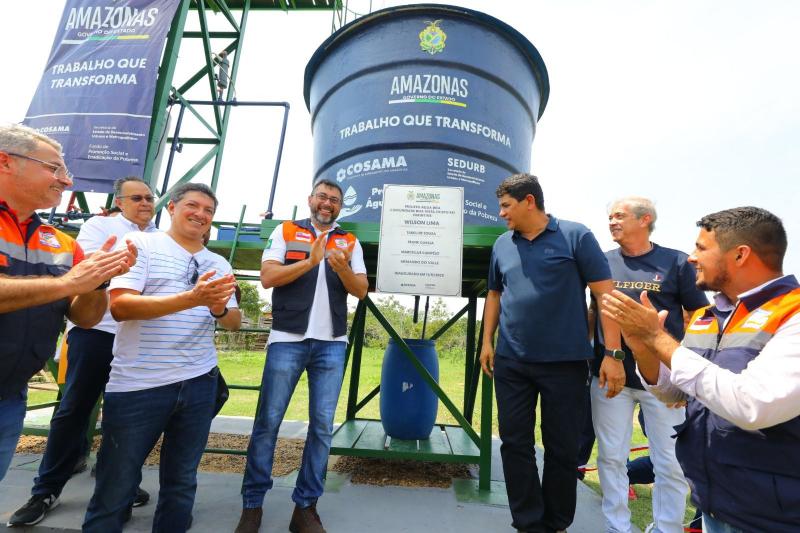 Governo do Amazonas inaugura estação de tratamento de água para atender 25 mil pessoas de comunidades ribeirinhas de Parintins