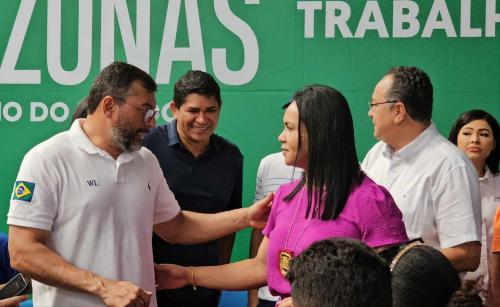Delegada Marna reitera ao governador Wilson Lima o projeto da construção da Delegacia da Mulher em Parintins, VÍDEO