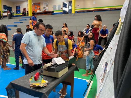 Massilon prestigia a Mostra Cultural 'Humanidade em Foco II: Ciência com Consciência', na Escola GM3