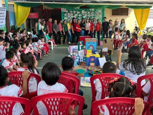 Sedema presente no encerramento do Projeto Ambiental Chapeuzinho Vermelho 