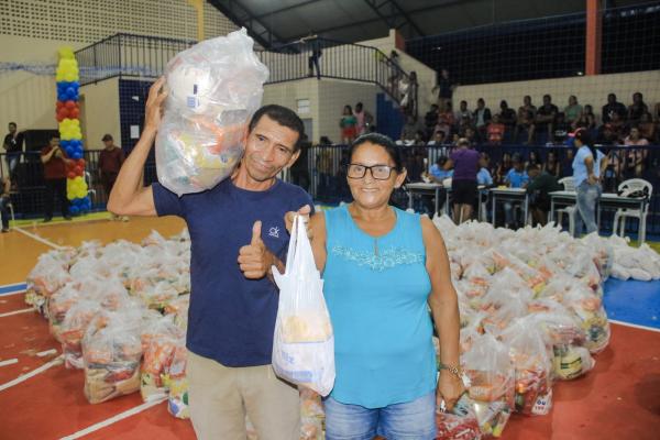 Caburi recebe 800 cestas básicas da Operação Estiagem ao comando do prefeito Bi Garcia