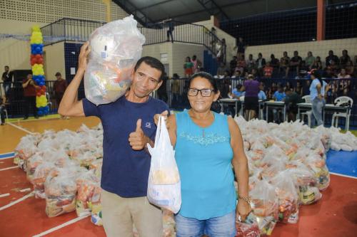 Caburi recebe 800 cestas básicas da Operação Estiagem ao comando do prefeito Bi Garcia