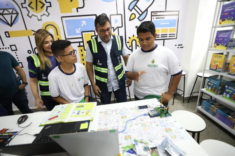 Em 2023, Governo do Amazonas investiu em tecnologia e fortaleceu a segurança nas escolas