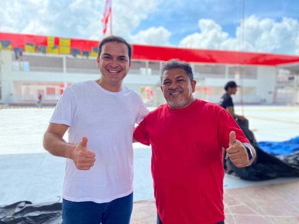 Ao contribuir com a obra, Mateus Assayag destaca que a nova Cidade Garantido orgulha o torcedor e fortalece o festival