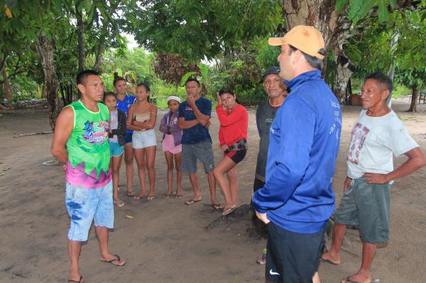 Na região do Uaicurapá, vereador Mateus Assayag visita comunidades Santo Expedito e São Tomé