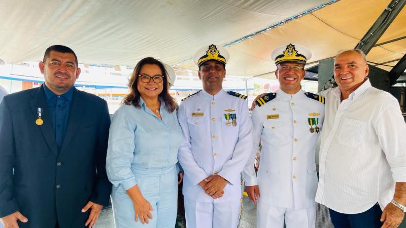 Vereadora Márcia Baranda prestigia Posse do Novo Agente Fluvial de Parintins