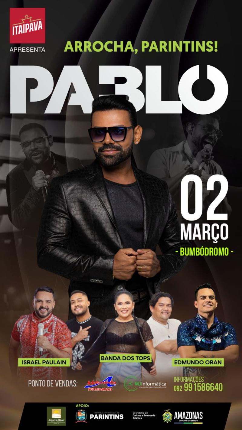 Pré-show de Pablo no Bumbódromo tem duelo das cores com Edmundo Oran e Israel Paulain