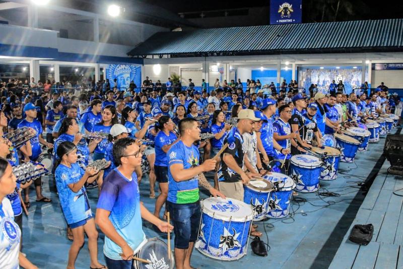 Caprichoso mostra força em primeiro ensaio para o Carnaboi 2024