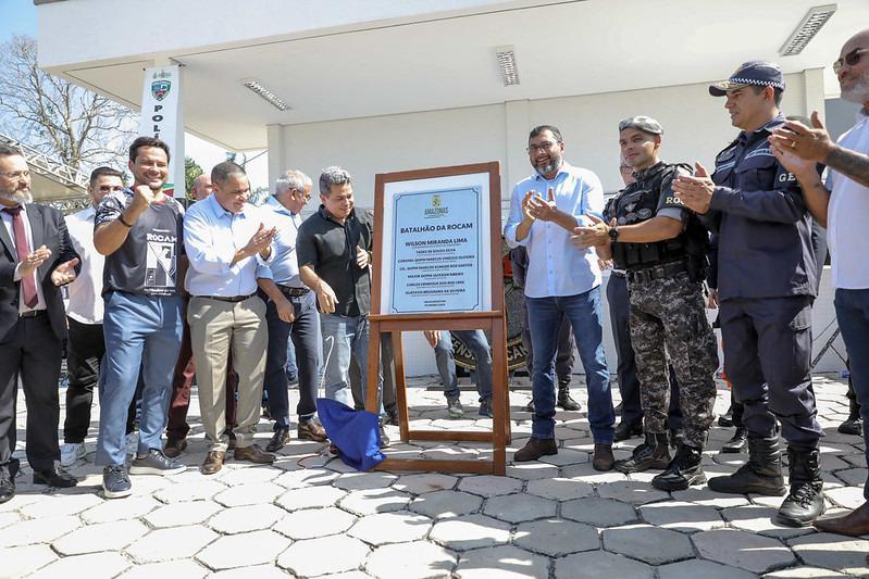 Wilson Lima inaugura novo batalhão da Rocam e destaca preparo das forças de segurança para atender a população