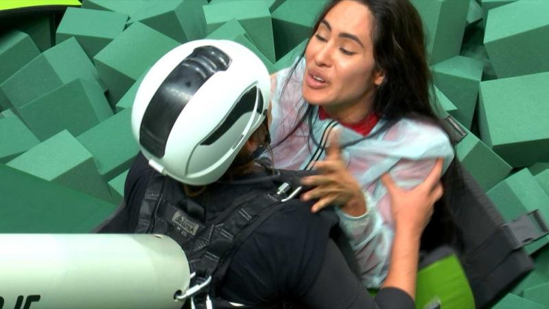Beatriz e Isabelle são a última dupla a deixar a Prova do Líder de Resistência do BBB 24