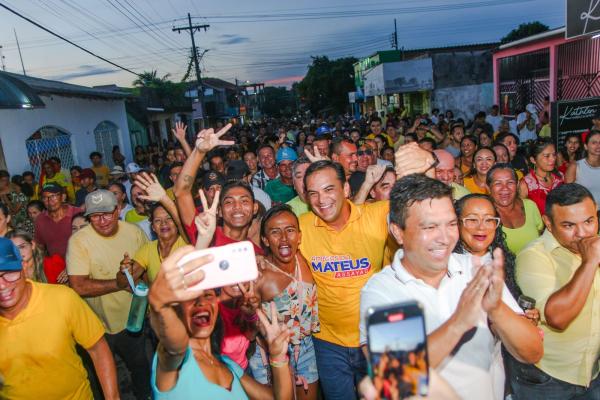 Mateus Assayag agradece multidão que compareceu ao lançamento da sua pré-candidatura à prefeito de Parintins