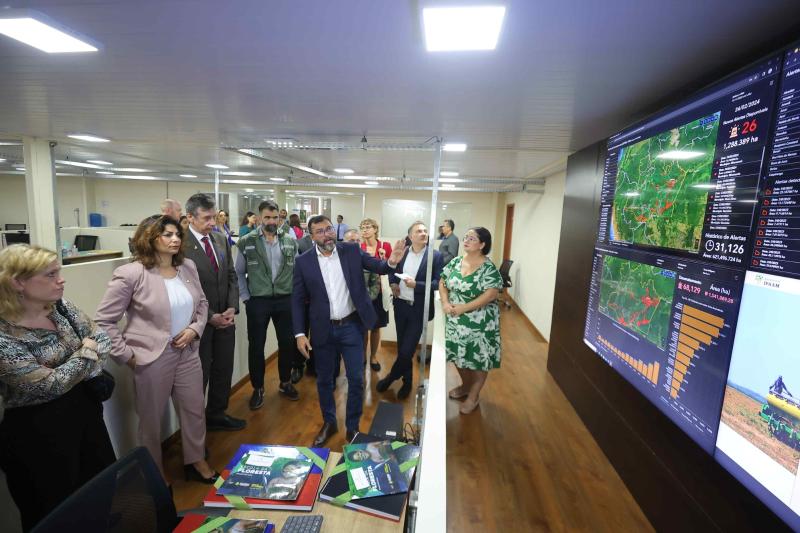 Em reunião com parlamentares alemães, Wilson Lima destaca importância do apoio de países mais ricos para preservação da Amazônia