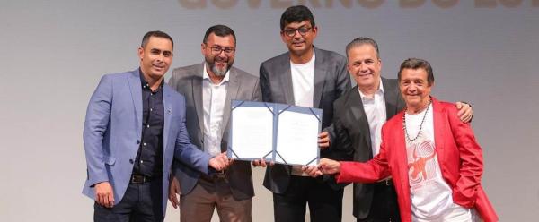 Wilson Lima chegou ao governo e mudou para melhor o Festival de Parintins, diz Marcos Apolo no lançamento oficial da 57ª edição