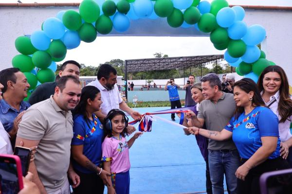 Em Parintins, governador Wilson Lima inaugura primeiro espaço de lazer exclusivo para autistas no Amazonas