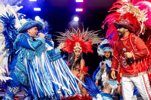 Bois de Parintins levam o show 'Caprichoso e Garantido: O Duelo da Amazônia', ao Festival de Curitiba