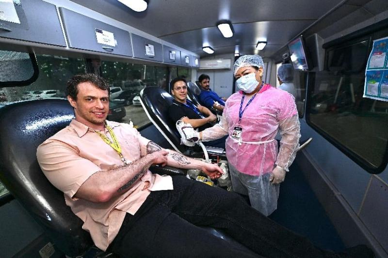 TCE-AM supera sua própria marca em campanha recorde de doações de sangue