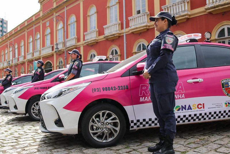 Novas viaturas entregues pelo Governo do AM reforçam o trabalho da Ronda Maria da Penha e da Delegacia da Mulher