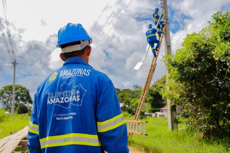 Ilumina+ Amazonas completa dois anos com transformação na iluminação pública e mais qualidade de vida no interior