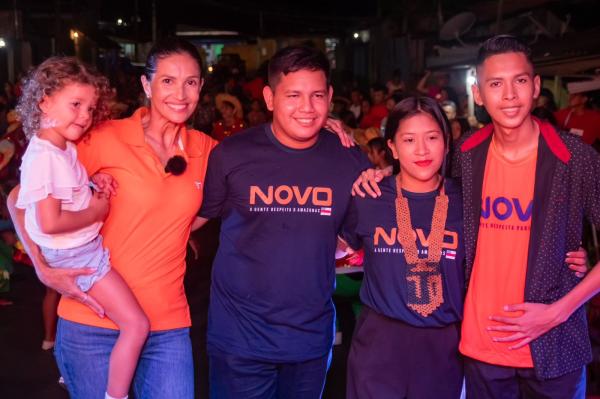 'Os jovens precisam de melhores caminhos', diz Michele Valadares em evento da Juventude Novo Parintins 'Os jovens precisam de melhores caminhos', diz Michele Valadares em evento da Juventude Novo Parintins