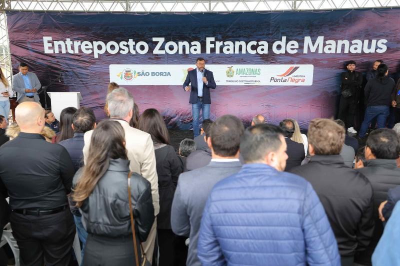 Wilson Lima dá início à instalação de entreposto da ZFM em São Borja (RS) para fomentar negócios com países do Mercosul
