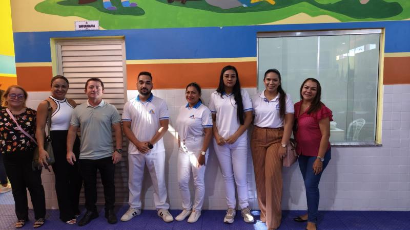 Creche em Tempo Integral de Parintins conta com enfermaria e equipe de saúde
