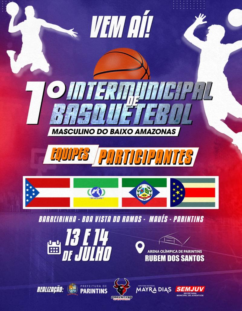 I Intermunicipal de Basquetebol Masculino do Baixo Amazonas acontece neste final de semana em Parintins