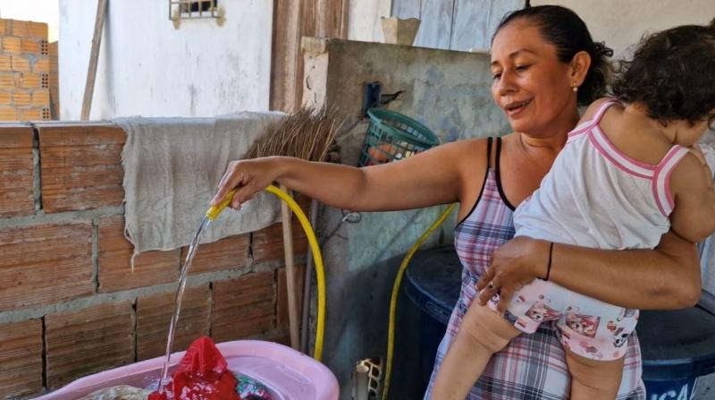 Investimento no sistema de abastecimento de água leva melhor qualidade de vida aos moradores do Residencial Parintins 