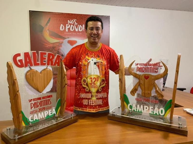 Ex-presidente do boi Garantido Fábio Cardoso é reconhecido pelo MPE-AM por Gestão Transparente