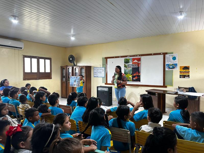 Semana de prevenção às queimadas segue com palestras e oficinas nas escolas e zona rural 