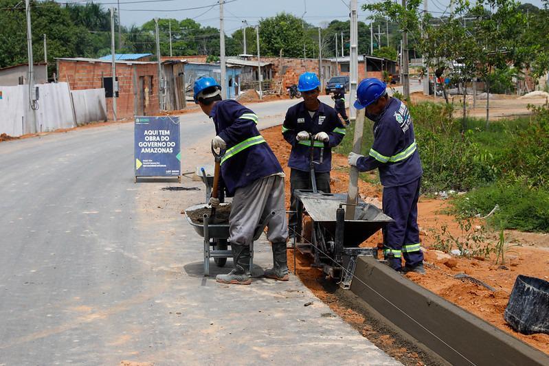 Governo do Estado avança com as obras do Programa Asfalta Amazonas na capital