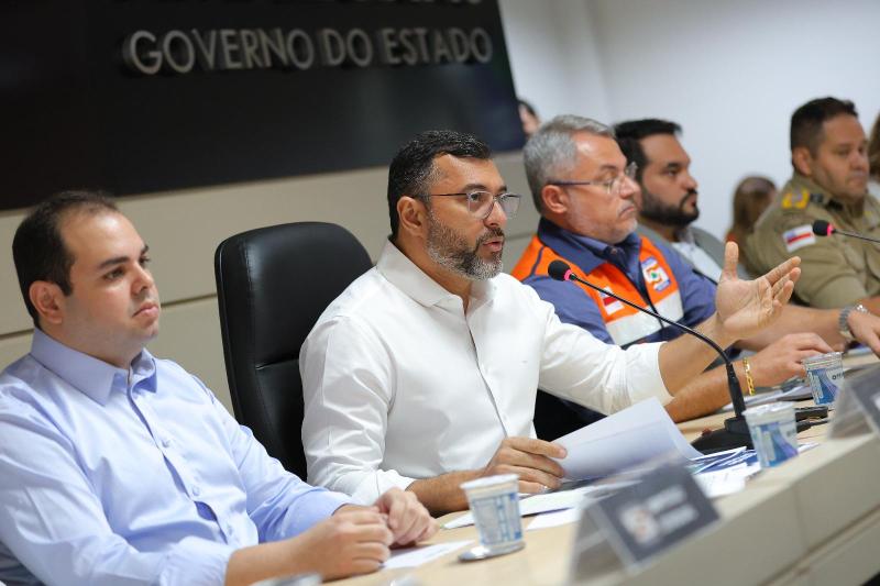 Wilson Lima apresenta balanço de ações da Operação Estiagem 2024 com envio de mais de 3 mil toneladas de alimentos