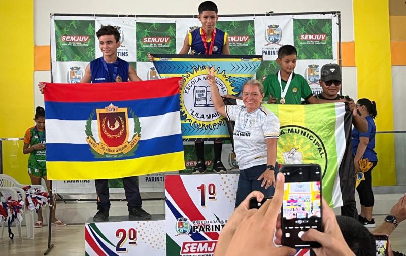 Medalhistas das modalidades individuais sobem ao pódio do JEPs 2024